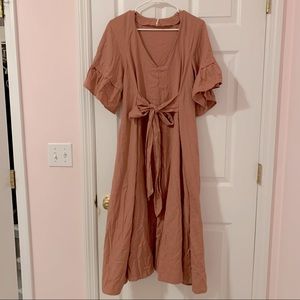 Dusty Rose Maxi Dress from Free People